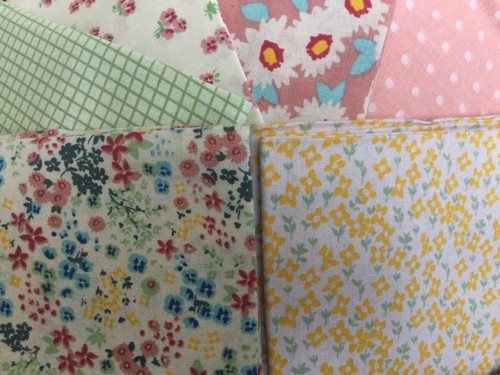 Ditsy bright floral cotton - bright,