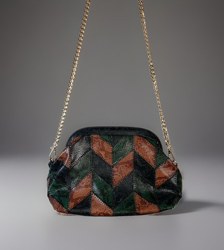 Anthropologie patchwork clutch - patchwork,