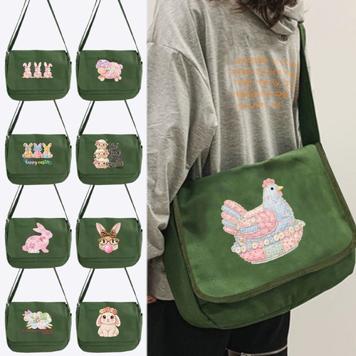 Easter animal art messenger - easter,
