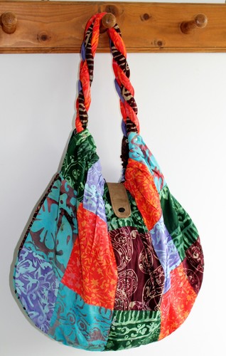 Bag multi colour patchwork - multi,