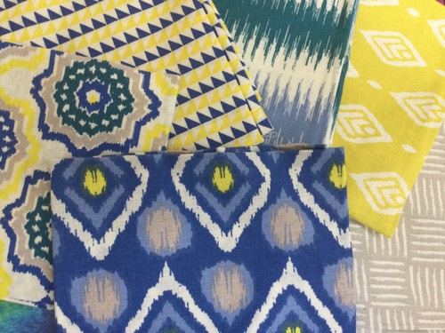 Ikat cotton fat quarters - ikat,