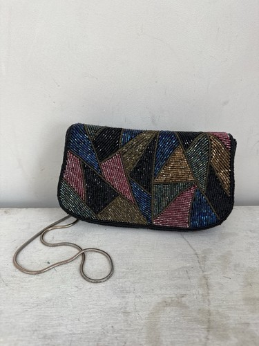 Vintage beaded handbag - vintage,