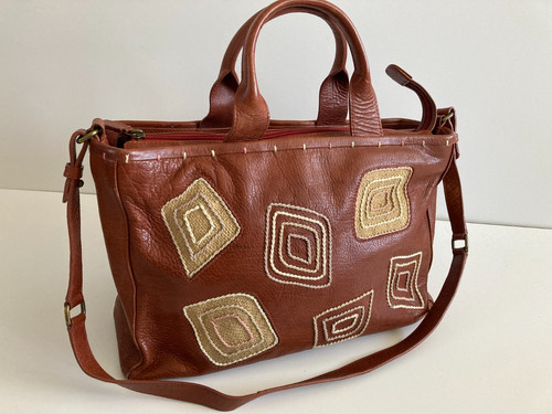 Radley brown leather - radley, patchwork