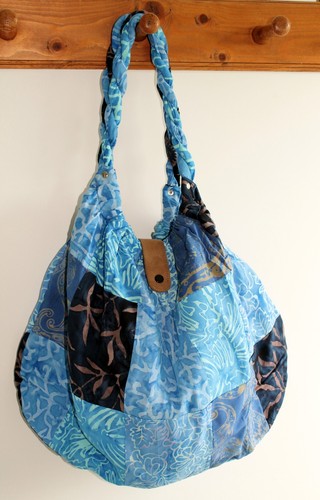 Bag blue patchwork new - new, ladies