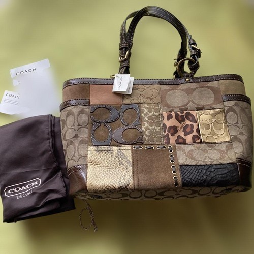 Coach patchwork hand tote bag - patchwork,
